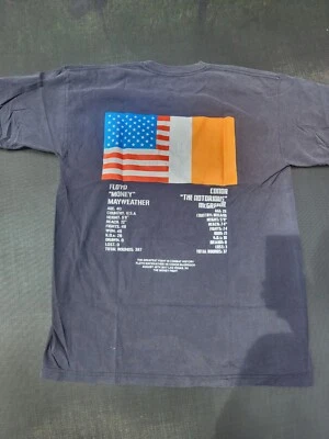 Rare Notorious Conor McGregor x Floyd Mone Mayweather official fight boxing L - Image 1 of 4