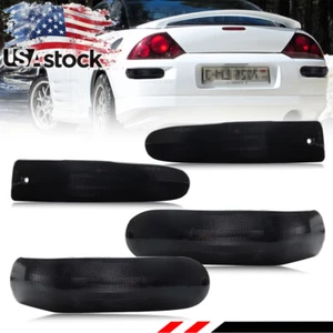 4X Smoked Lens Front & Rear Turn Signal Lights For 2000-2002 Mitsubishi Eclipse - Picture 1 of 12
