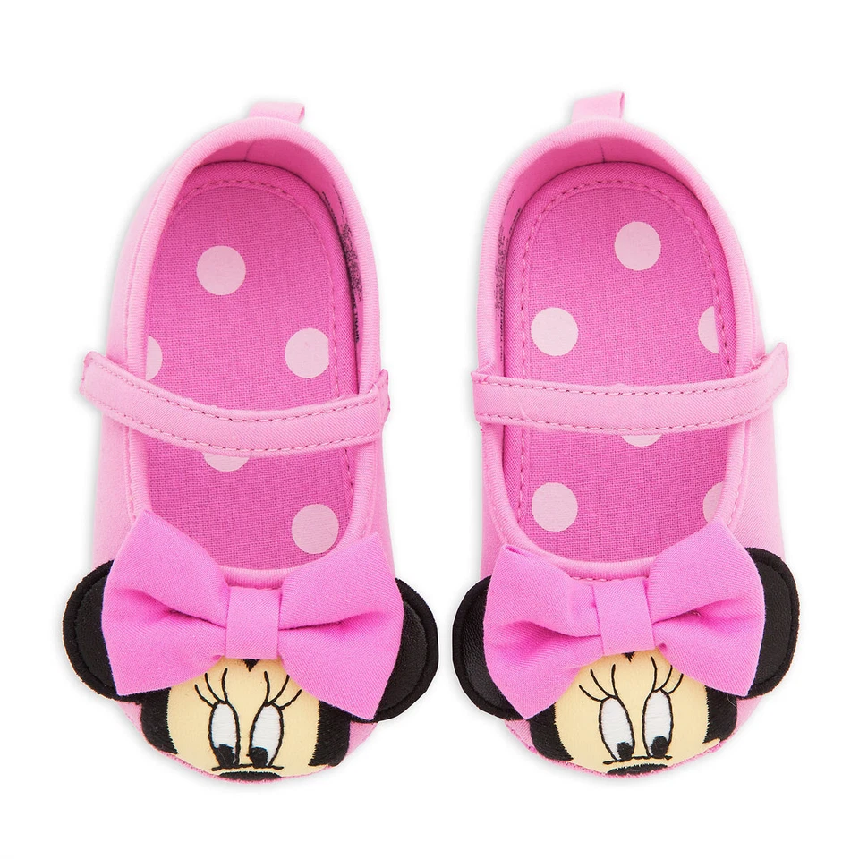 NUEVO CON ETIQUETAS Disney Store Minnie Mouse Bebé Disfraz Zapatos 6 12 18 M Foto 1 de 3