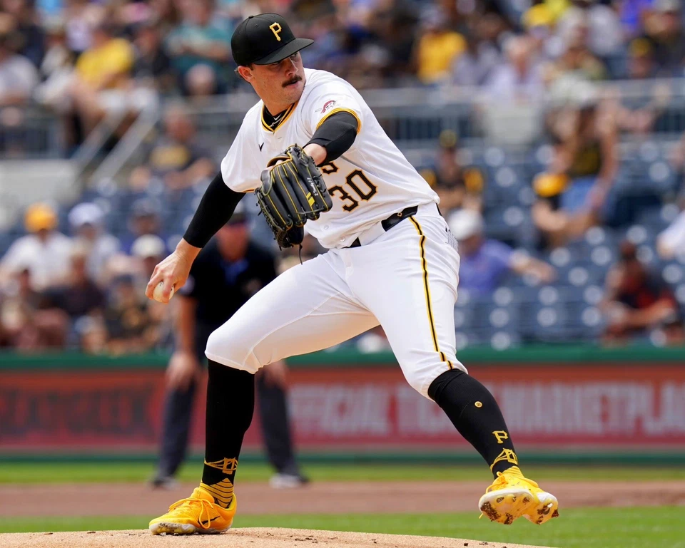 8x10 Photo PAUL SKENES Pittsburgh Pirates Rookie Of The Year LSU Champion - Image 1 of 1