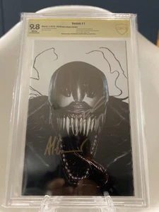 Venom #1 Signed By Adi Granov And Donny Cates CBCS SS 9.8 Knull/codex - Picture 1 of 3
