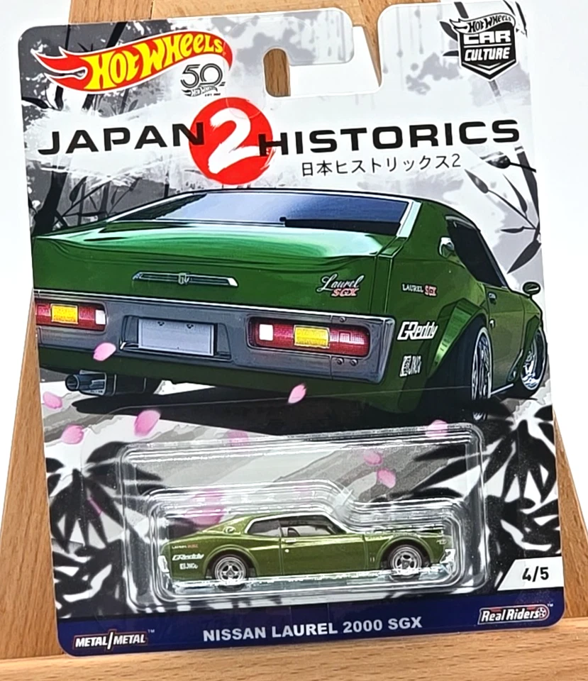 2018 Hot Wheels 50th Anniversary Japan Historics 2 Nissan Laurel 2000 SGX
