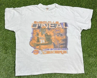 Vintage Y2K Los Angeles Lakers Shaquille O'Neal NBA T-Shirt Men's XL 2000's - Image 1 of 4