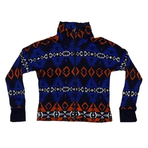 Lauren Ralph Lauren Active Southwestern Print Jacket Zip Up Athletic Petite - Picture 1 of 9