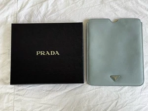 NIB Prada Lago Teal/Green Saffiano Travel Case 2ARD64 - Picture 1 of 13