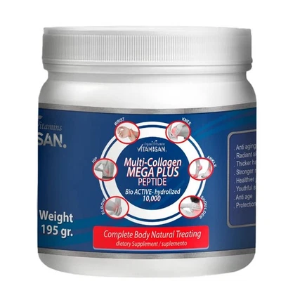 Pó colágeno hidrolisado pó colágeno pele cabelo unha osso articulação suporte - Imagem 1 de 4
