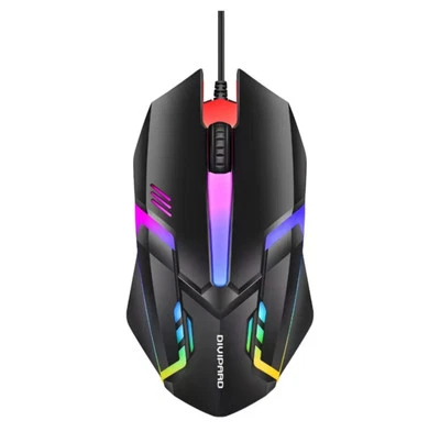 Divipard OP-20 Optical Backlight Gaming mouse Wired USB 2.0- BLACK - Image 1 of 4