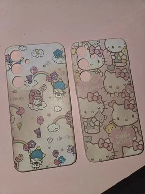 Juego de 2 fundas para teléfono Samsung Galaxy S24 Plus Sanrio Little Twin Stars Hello Kitty Foto 1 de 2