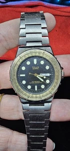 Vintage Telux quartz 150 meters water resistant French mvt - Taiwan dial 1980's - Picture 1 of 3