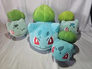 Pokemon Bulbasaur Bundle X4 Plush Soft Toy Teddy - Imagen 1 de 11