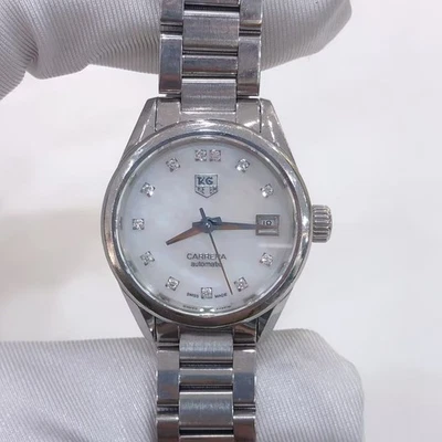 Reloj para mujer TAG Heuer Carrera WAR2414.BA0776 automático 28 mm esfera nácar Foto 1 de 4