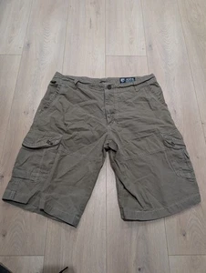 Kuhl Men's Ambush Cargo Shorts Dark Khaki Vintage Patina Dye Size 34 - Picture 1 of 10