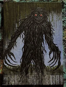 Tiny Miniatures Painting “ Swamp Shapeshifter “2 1/2 x 3 1/2 ACEO Joslyn - Picture 1 of 13