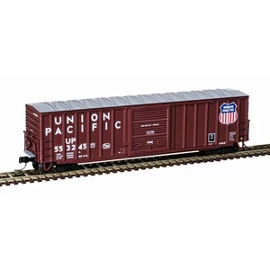 N ATLAS 50 006 350 UP Un Pacific Precision Design 50' Rib Side Boxcar #553245 - Picture 1 of 2