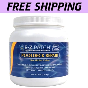 Essential Concrete Repair Kit for Pool Decks - 2 Pool Patch with Liquid Bonder - Picture 1 of 7