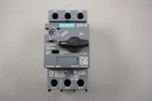 UNUSED SIEMENS SIRIUS 3RV2011-4AA10 MOTOR STARTER CIRCUIT BREAKER - Picture 1 of 3