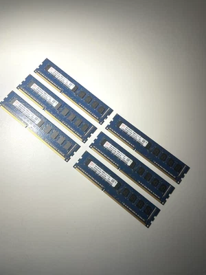 HYNIX 2GB 1RX8 PC3-10600E-9-12-D1 HMT325U7CFR8C-H9 TO AB - USED x6 - Image 1 of 3