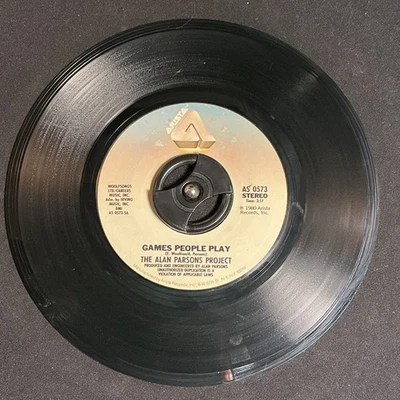 The Alan Parsons Project 45RPM “Games People Play” 1980 80s Dance Pop Rock 7” Foto 1 de 2