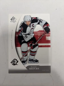 2005-06 Daniel Briere Upper Deck SP Authentic - Buffalo Sabres - Picture 1 of 3