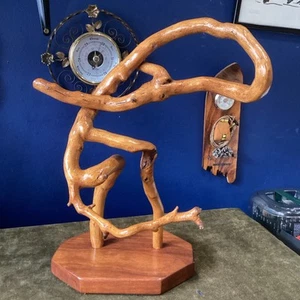Vintage Bent Wood Organic Free Flowing Sculpture / Necklace Display Stand - Picture 1 of 8