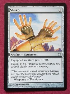 Magic The Gathering BETRAYERS OF KAMIGAWA SHUKO artifact card MTG - Picture 1 of 2