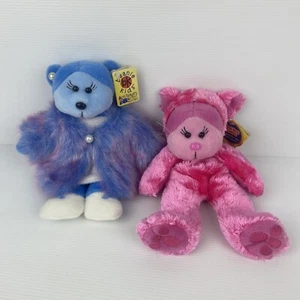 Beanie Kids Plush Posh Pussycat Bear BK630 Mumsy BK395 Skansen Bulk Lot Tags - Picture 1 of 22