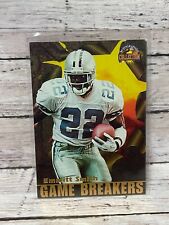 1996 Score Board Autographed Collection Game Breakers Gold #GB14 Emmitt Smith