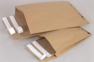 Papier Versandtaschen 400x100x630+100mm Versandtüten Versandbeutel für Retouren - Bild 1 von 4