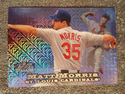 1998 Fleer Flair Showcase Row 0 /1000 Matt Morris #80 Mojo Design - Image 1 of 2