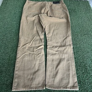 VTG Y2K Rocawear Baggy Wide-Leg Khaki Denim Jeans 41x32" 20" Openings JNCO Style - Picture 1 of 12
