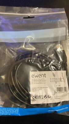 CAVO PROLUNGA USB 3,0 A FEM.-USB 3,0 A MAS. 3,0MT NERO EWENT (A/N EC1009) nuovo - Immagine 1 di 2