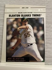 2008 Topps Year In Review Joe Blanton Athletics June 7, 2007 Versus Twins