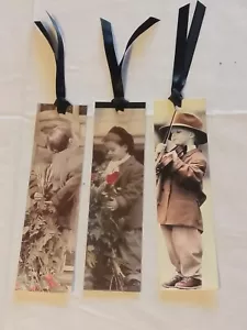 Vtg. 90s Kim Anderson lot of 3 bookmarks, sweet little boys, mother's gift,... - Foto 1 di 7