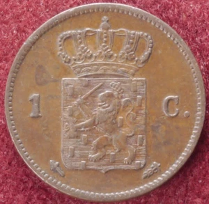 Países Bajos 1 centavo 1863 (E3101) - Imagen 1 de 2