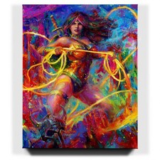 Blend Cota Wonder Woman 24 x 30 S/N LE Gallery Wrapped Canvas