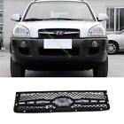 For Hyundai Tucson 2005-2009 Silver+Black Front Bumper Center Mesh Grille Grill
