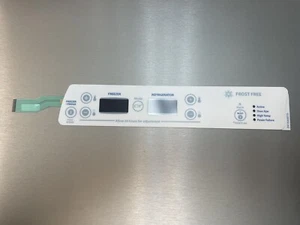 Interruptor de membrana de control de refrigerador Frigidaire 241544915, fabricante de equipos originales nuevo - Imagen 1 de 3