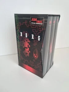 Star Trek The next generation Cofanetto Borg VHS 3 videocassette fantascienza - Foto 1 di 24