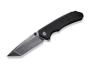 CIVIVI Brazen Damascus Micarta Black Taschenmesser Damastmesser - 01WE779DAM - Bild 1 von 8