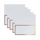 20 Pcs Table Paper Seating Chart for Wedding Reception Gold Place Cards