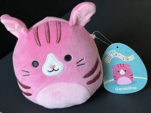 Squishmallows Geraldine the Tabby Cat 5" - Picture 1 of 8