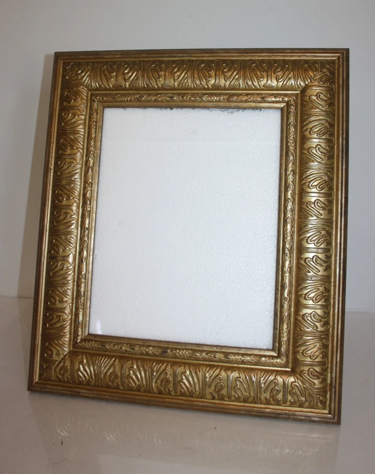 Резная золотая текстурированная рамка для зеркала картины 13,25X15 - Изображение 1 из 4