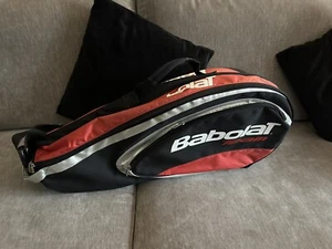 Babolat Team Expandable Tennis Racket Bag Black White Shoulder Strap. - Picture 1 of 8