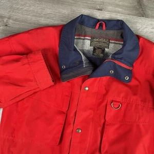 Chaqueta Eddie Bauer De Colección Para Hombre Talla Grande Lana Manta Forrada Abrigo Rojo Montaña - Imagen 1 de 21