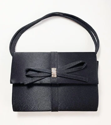 Bolso de noche clásico Jessica McClintock estrás. Arco. correa opcional xcel cond Foto 1 de 4