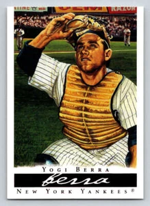 2003 Topps Gallery HOF #60 Yogi Berra Leather Chest (ref 198710) - Picture 1 of 2