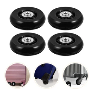 4 Pcs Travel Luggage Universal Wheel Shopping Caster Replacement - Picture 1 of 9