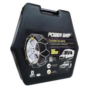 Catene da Neve 16mm Power Grip Omologate Certificate Taglia 247 gomme 235/50r19 - Foto 1 di 8