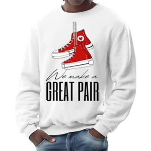 Herren Grafik Sweatshirt - Say it Soul - wir machen ein tolles Paar - Bild 1 von 70