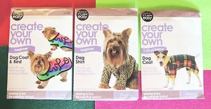 Simplicity Canine/Dog Clothes Pattern Choose Coat & Bed, Fleece Coat or Shirt - Picture 1 of 7
